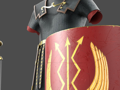 Roman legionary cloth Modèle 3D