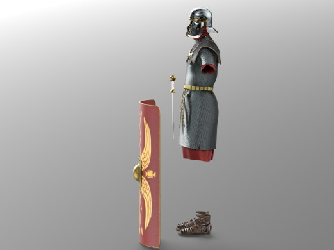 Roman legionary cloth Modèle 3D