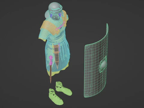Roman legionary cloth 3D Model