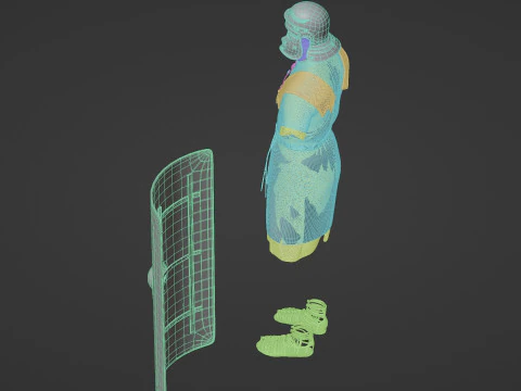 Roman legionary cloth 3D Model