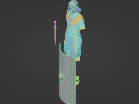 Roman legionary cloth Modèle 3D