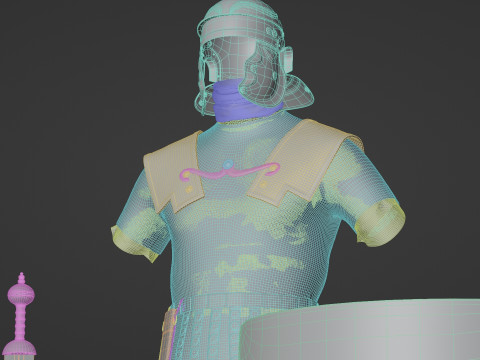 Roman legionary cloth Modèle 3D