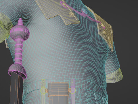 Roman legionary cloth Modèle 3D