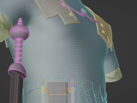 Roman legionary cloth 3D Model