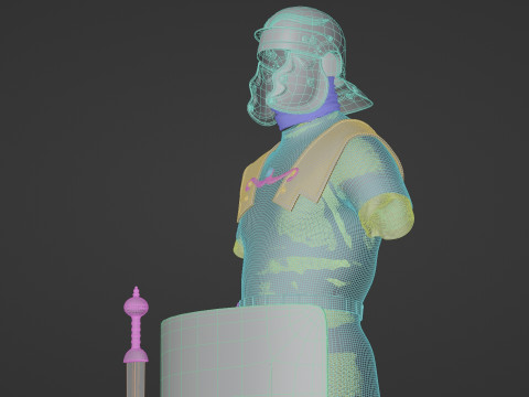 Roman legionary cloth Modèle 3D