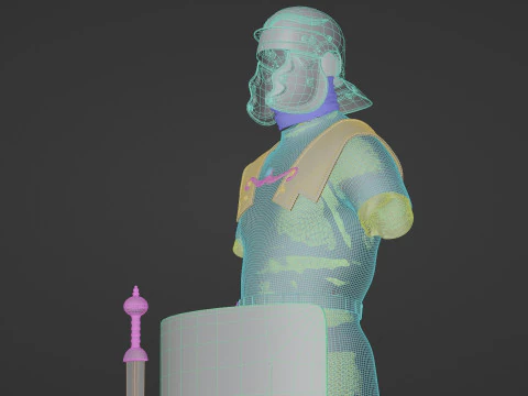 Roman legionary cloth 3D Model