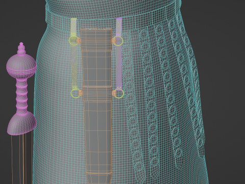 Roman legionary cloth Modèle 3D