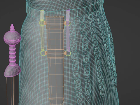 Roman legionary cloth 3D Model
