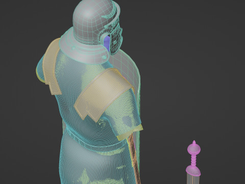 Roman legionary cloth Modèle 3D