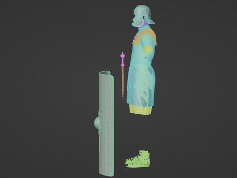 Roman legionary cloth Modèle 3D