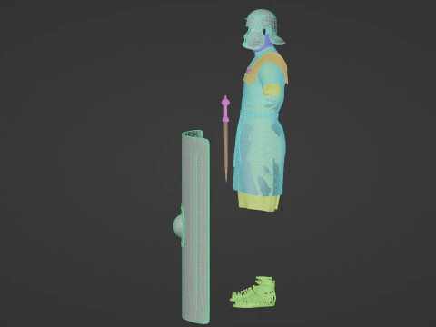 Roman legionary cloth 3D Model