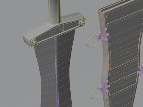 Roman Dagger Modello 3D