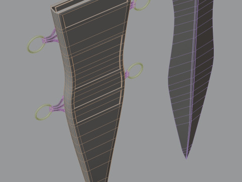 Roman Dagger Modello 3D