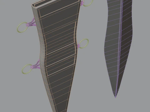 Roman Dagger 3D Model