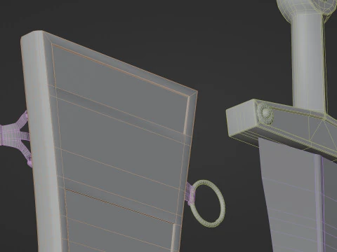 Roman Dagger 3D Model