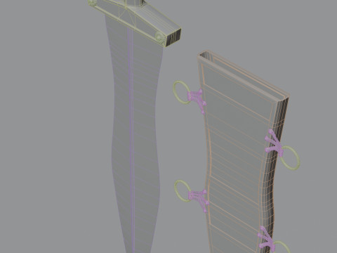 Roman Dagger Modello 3D