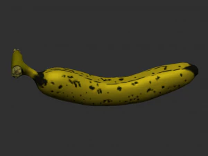 Pisang kartun Model 3D