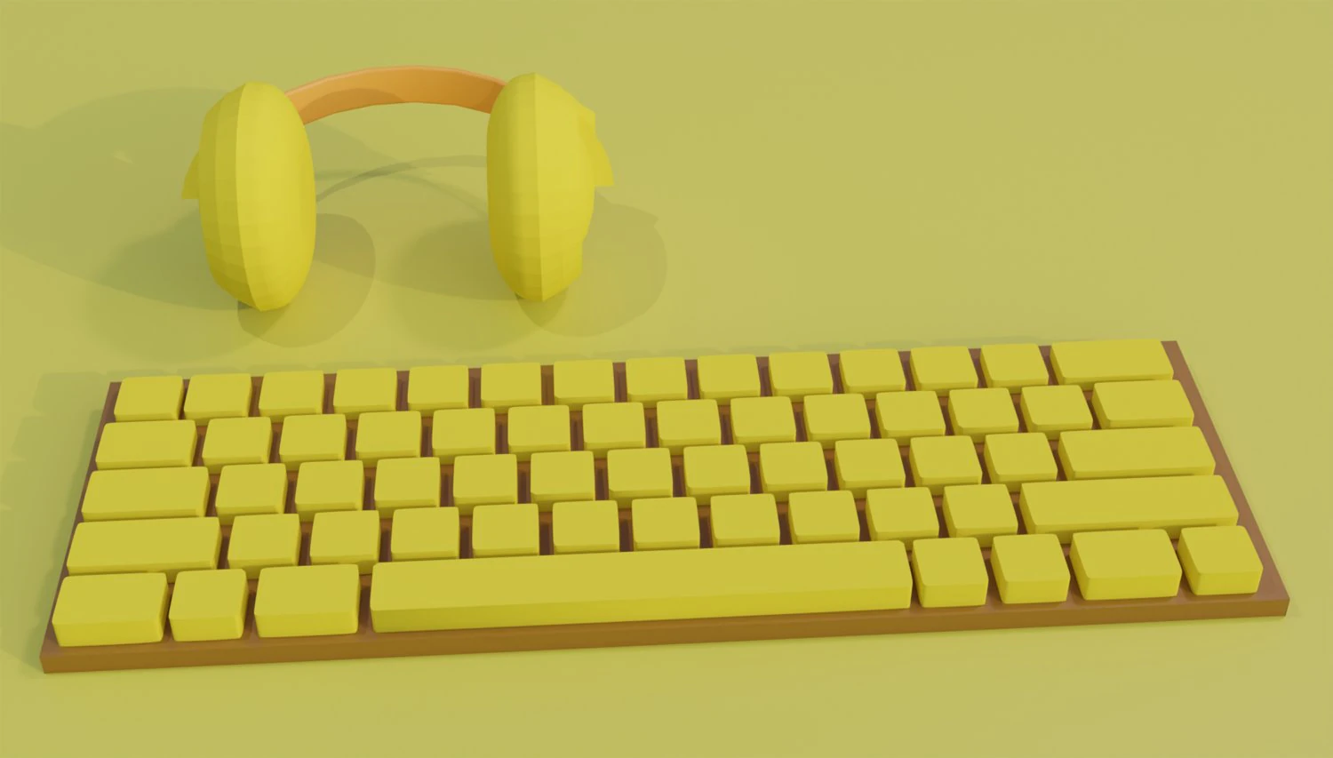 3D keyboard 3D Model .c4d .max .obj .3ds .fbx .stl .blend 