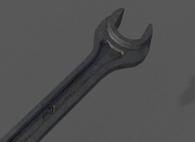 Wrench 3D 模型 .c4d .max .obj .3ds .fbx .stl .blend