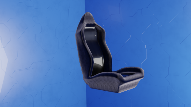 Car seat Modelo 3D .c4d .max .obj .3ds .fbx .stl .blend 