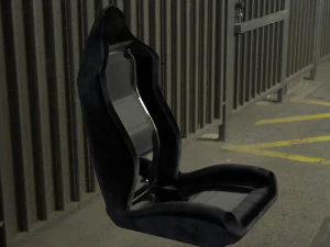 Autositz 3D Modell