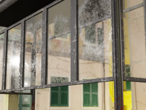 Rusty Bus Station 3D Model