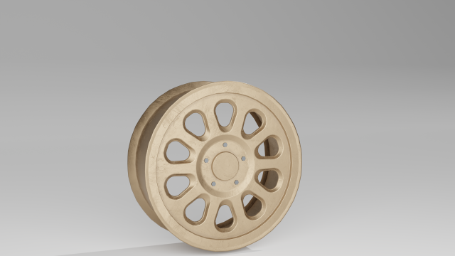 Mid-poly Offroad Rims 3D Модель .c4d .max .obj .3ds .fbx .stl .blend 