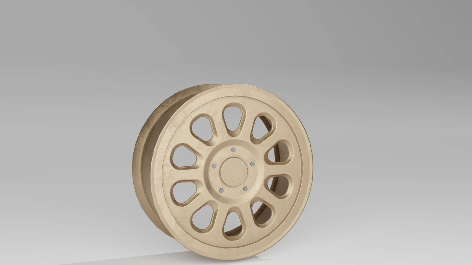 Mid-poly Offroad Rims 3D Model .c4d .max .obj .3ds .fbx .stl .blend 
