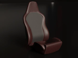 运动型汽车座椅 3D 模型