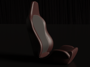 Sport car seat Modello 3D