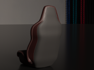 Sport car seat Modello 3D