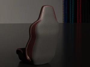 Sport car seat 3D Model
