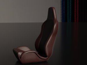 Sport car seat Modello 3D