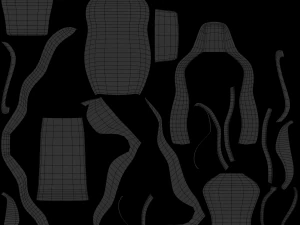 Sport car seat 3D Model