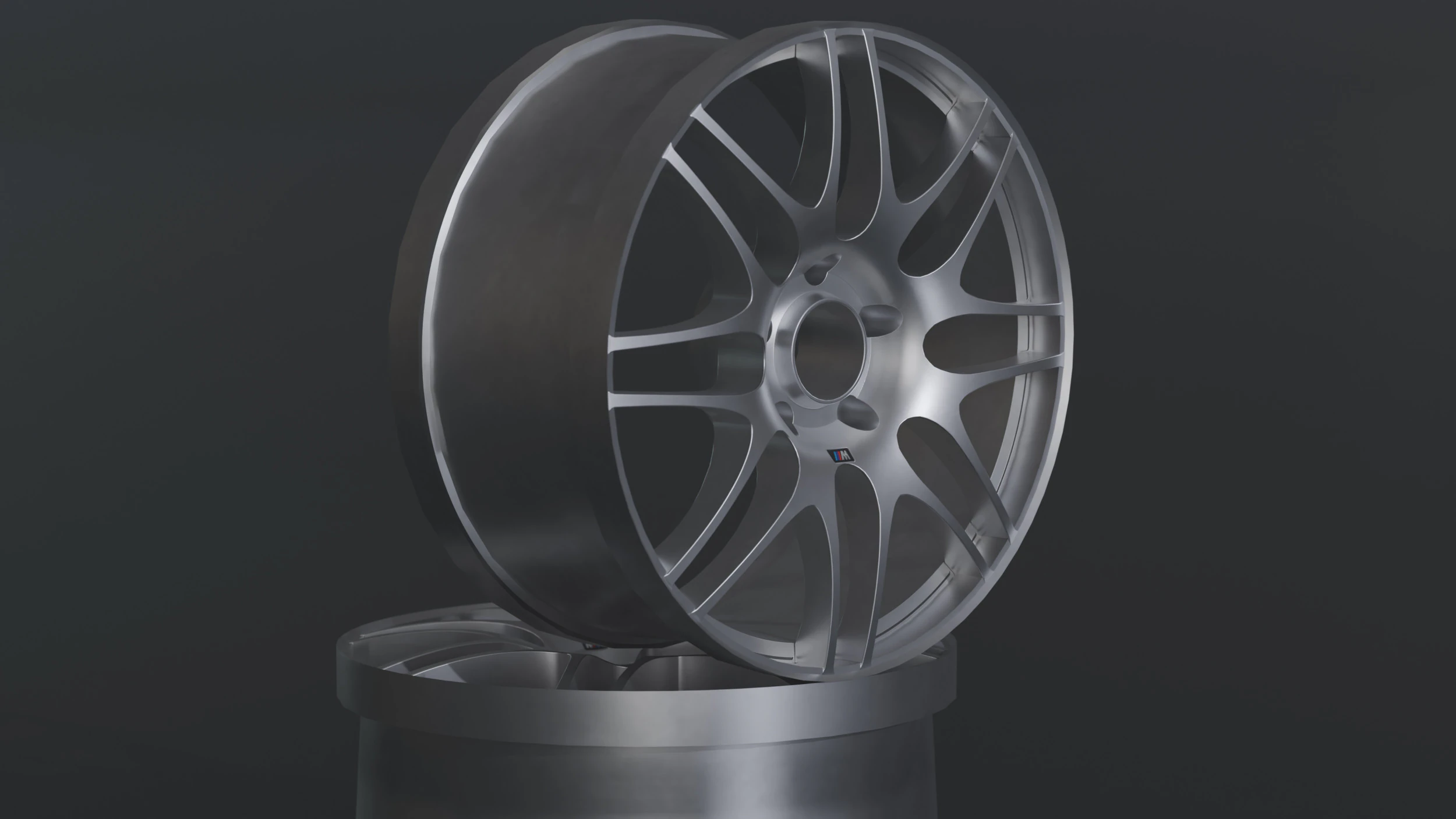 M3 M Cross Spoke 163 rims 3D Model .c4d .max .obj .3ds .fbx .stl .blend