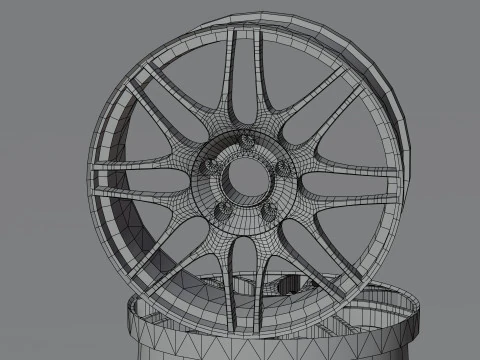 M3 M Cross Spoke 163 rims 3D Model