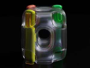 마커용 스탠드 정리함 3D 모델