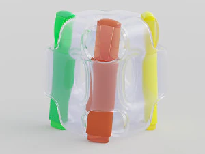Stand organizer for markers 3D Model
