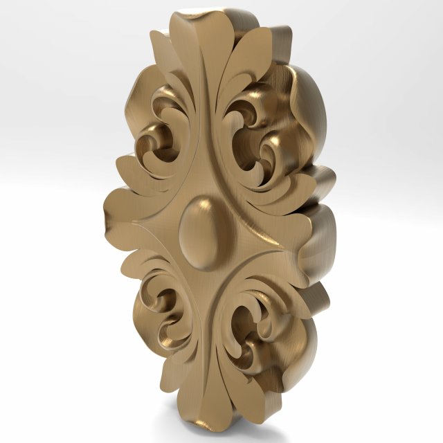 Rosette 004 133x76x19 Modèle 3D .c4d .max .obj .3ds .fbx .stl .blend 