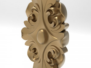 Rosette 004 133x76x19 3D-Modell