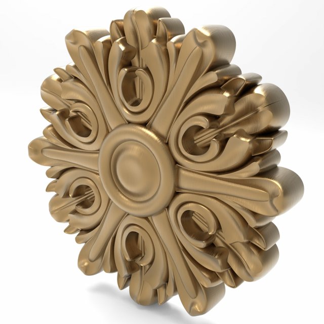 Rosette 005 250x250x32 3D मॉडल .c4d .max .obj .3ds .fbx .stl .blend 