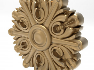 Rosette 005 250x250x32 Modelo 3D