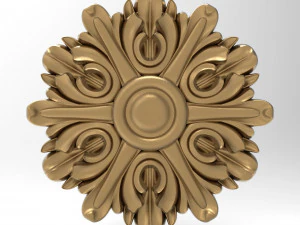 Rosette 005 250x250x32 3D Model