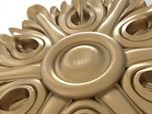 Rosette 005 250x250x32 3D Model