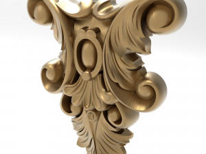 Column capital 003 140x115x22 3D-Modell