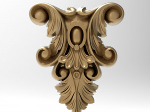 Column capital 003 140x115x22 Modèle 3D