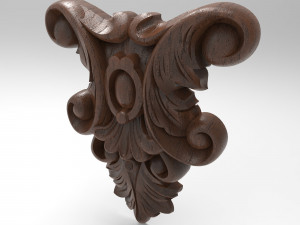 Column capital 003 140x115x22 Modèle 3D
