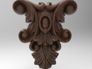 Column capital 003 140x115x22 Modèle 3D