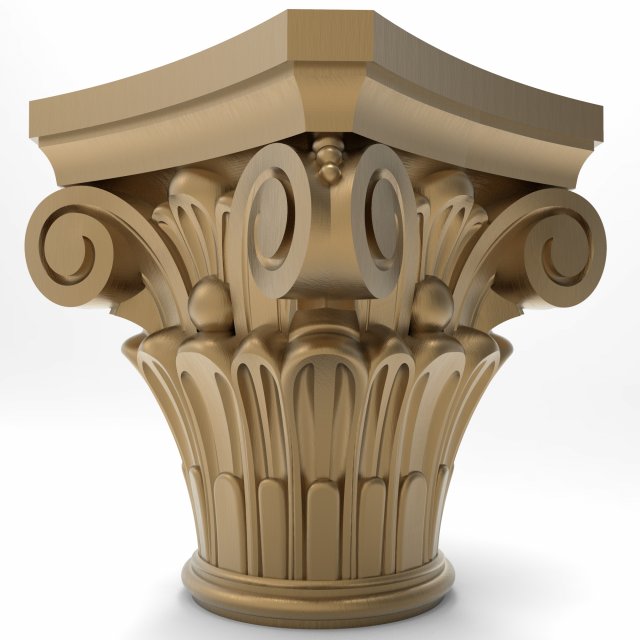 Column capital 004 IMMAGINA Model 3D .c4d .max .obj .3ds .fbx .stl .blend 