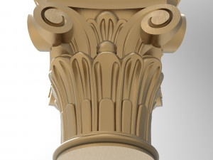 Column capital 004 IMMAGINA Model 3D